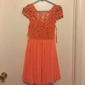 Sabo skirt nasty gal crochet top babydoll dress