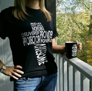 Christian cross tshirt size xl!