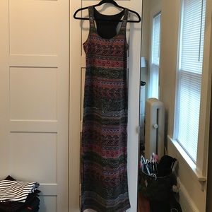 American eagle maxi with open back detail