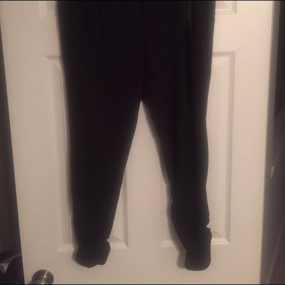 NWT: Eva Longoria black joggers from The Limited.