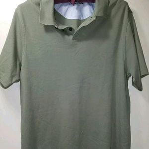 Size small Mens Tasso Elba Green Short sleeve Polo