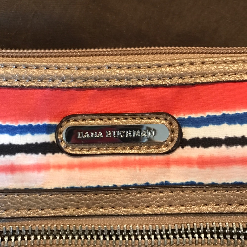 NWOT Dana Buchman striped cross body purse - Picture 6 of 6