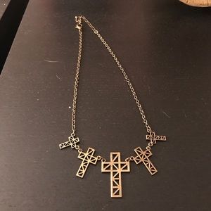 5 cross necklace