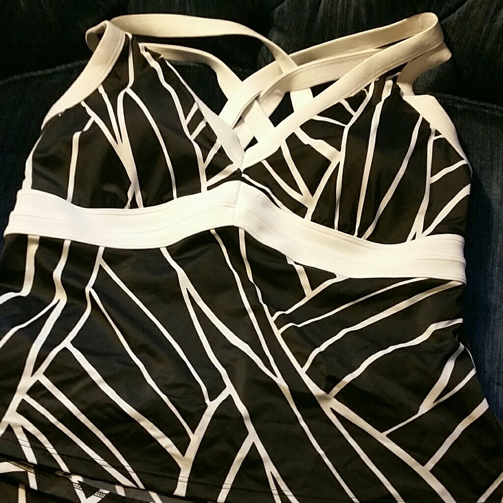 Land's End 2 piece swim dress