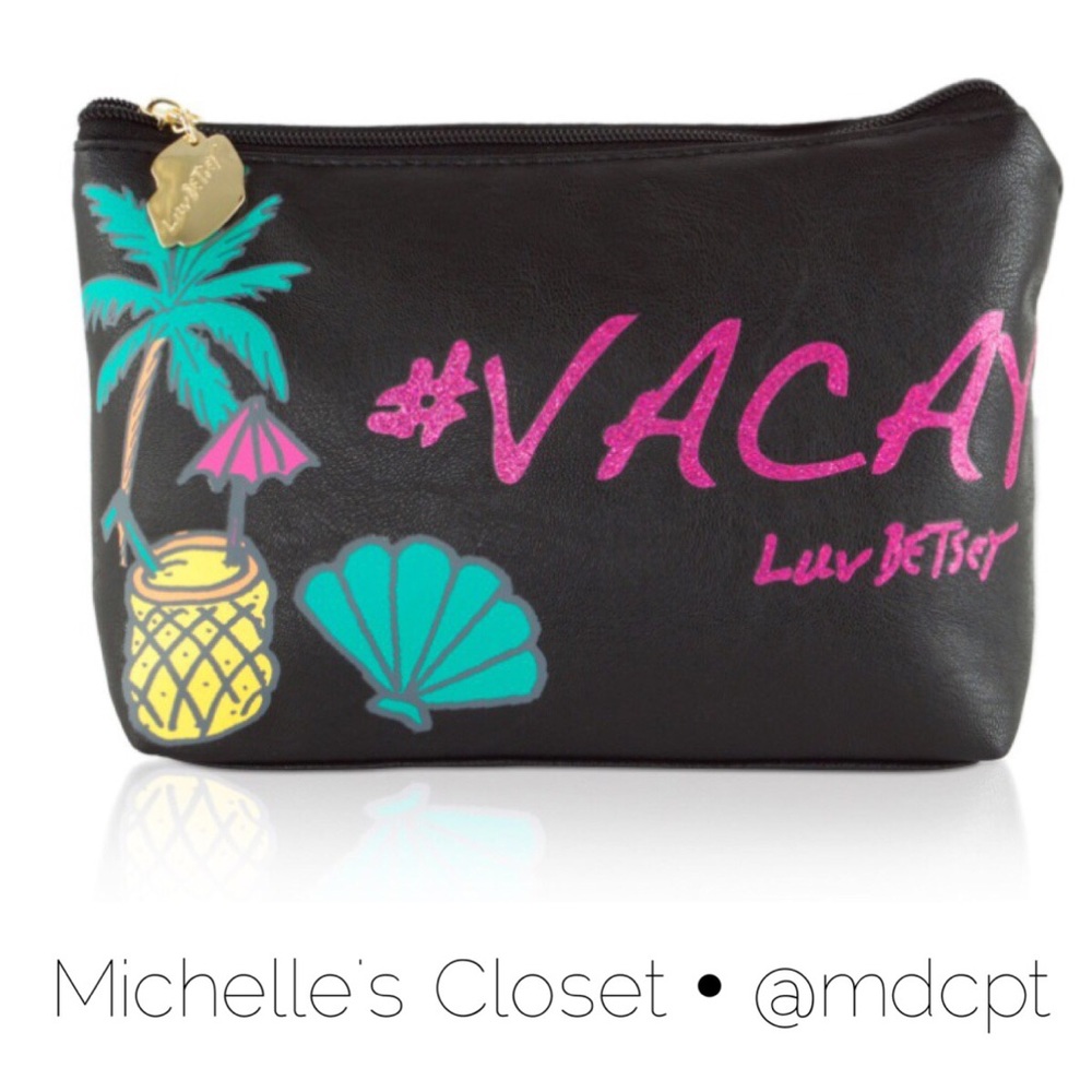 Luv Betsey Vaycay Cosmetic Bag