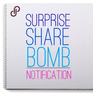 Surprise! Update 10:15am EST share bomb!