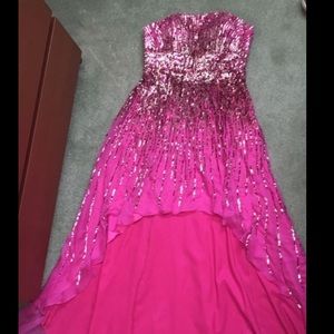 Sherri Hill High Low Prom Dress