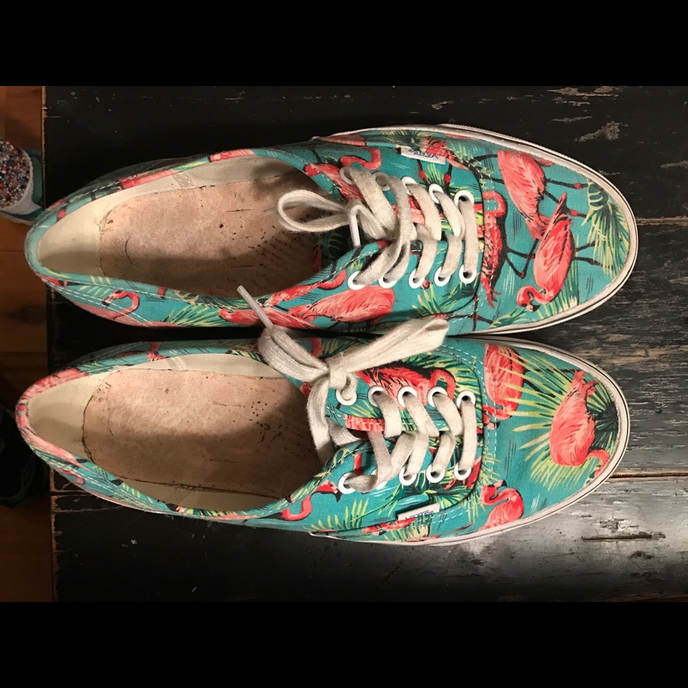 Flamingo Vans men's 9.5