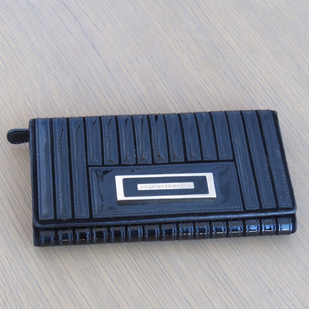 Anya Hindmarch Black Wallet