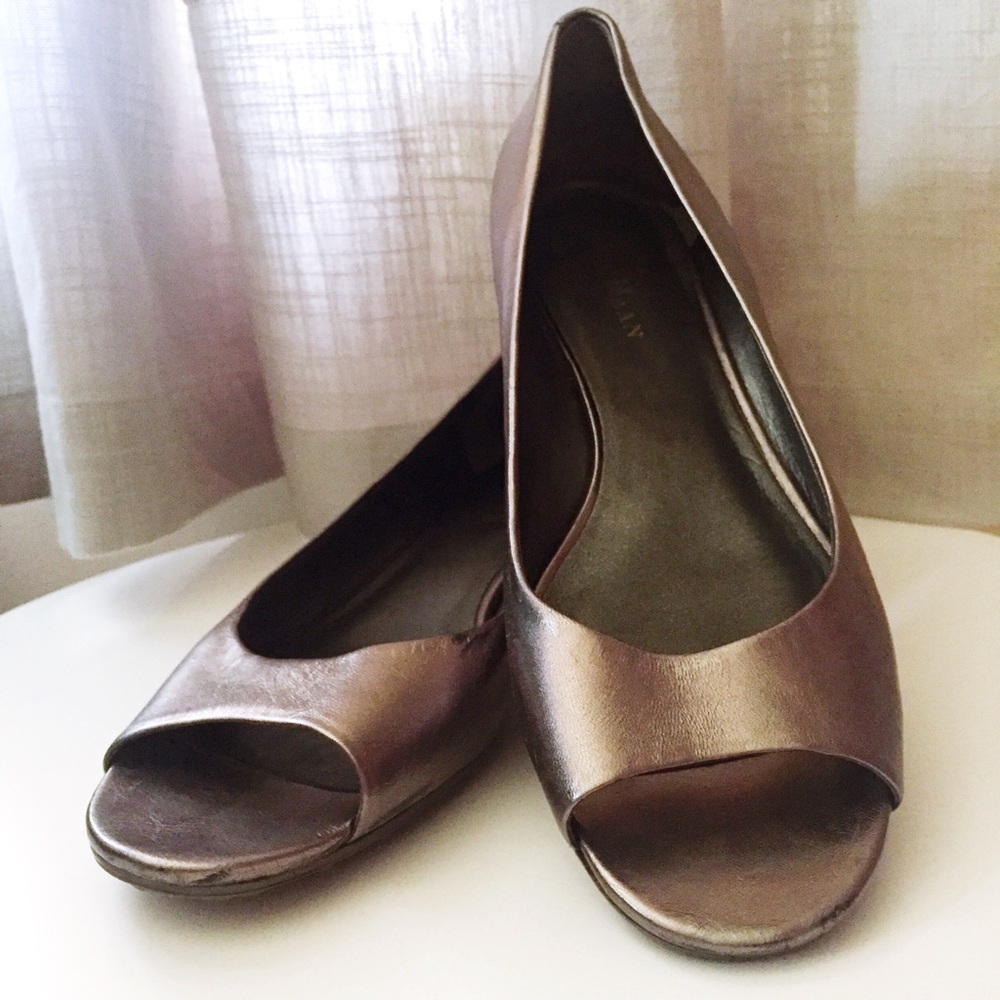 comfortable Cole Haan x Nike Air silver wedges