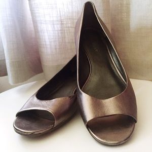 comfortable Cole Haan x Nike Air silver wedges