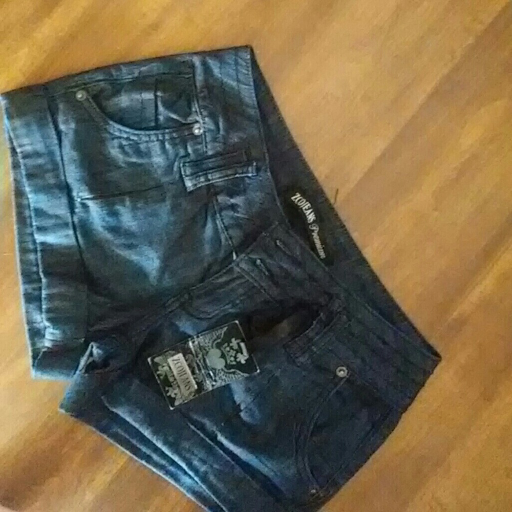 Denim shorts