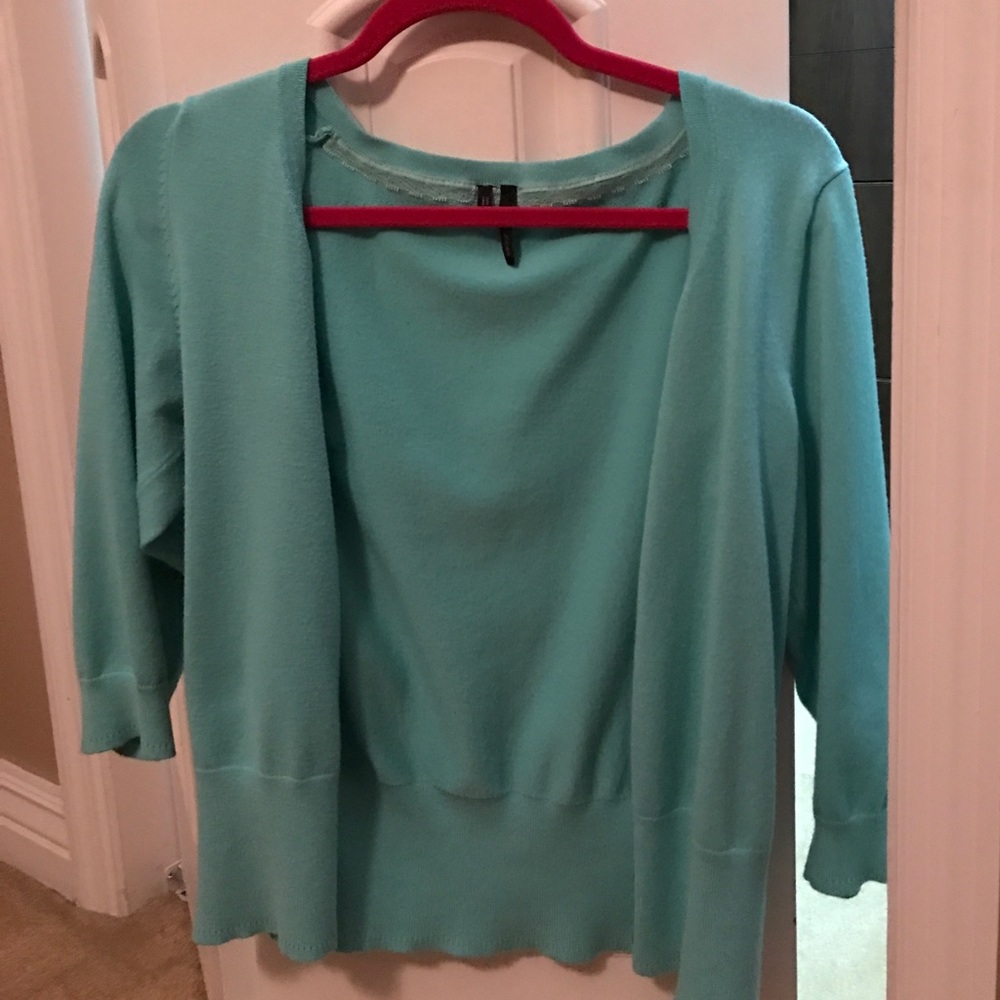 Seafoam Maurices medium cardigan