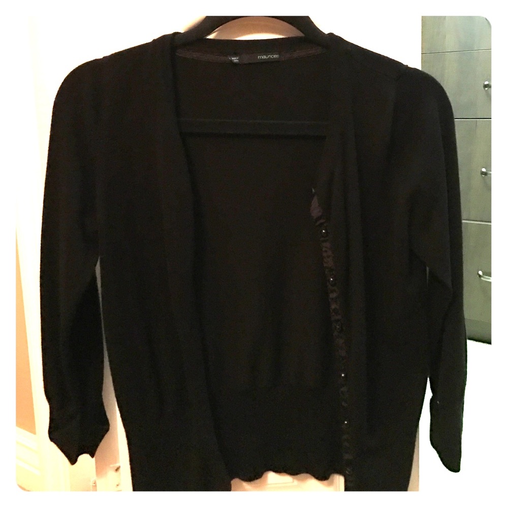 Black size Small Maurices cardigan