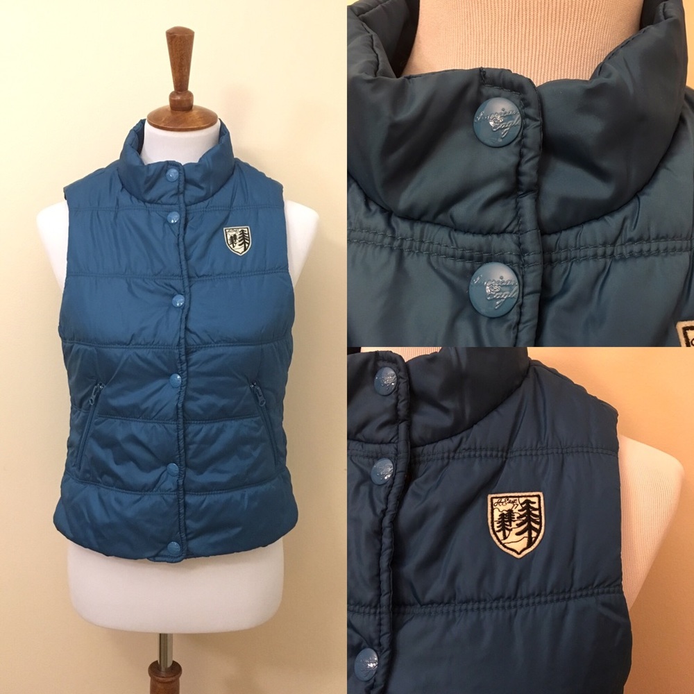 SPRING SALE🌷 American Eagle teal excursion vest