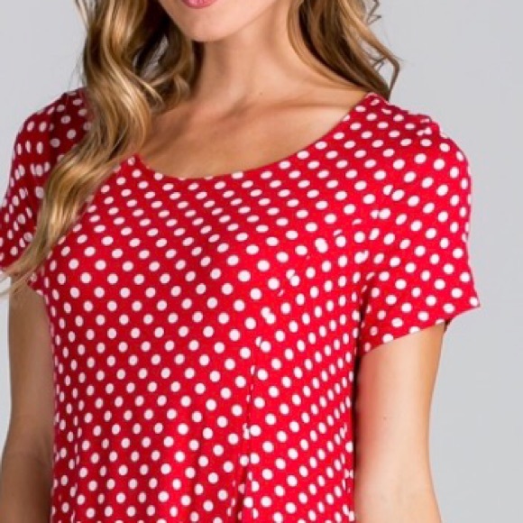 Polka Dot Swing Dress - Picture 3 of 6