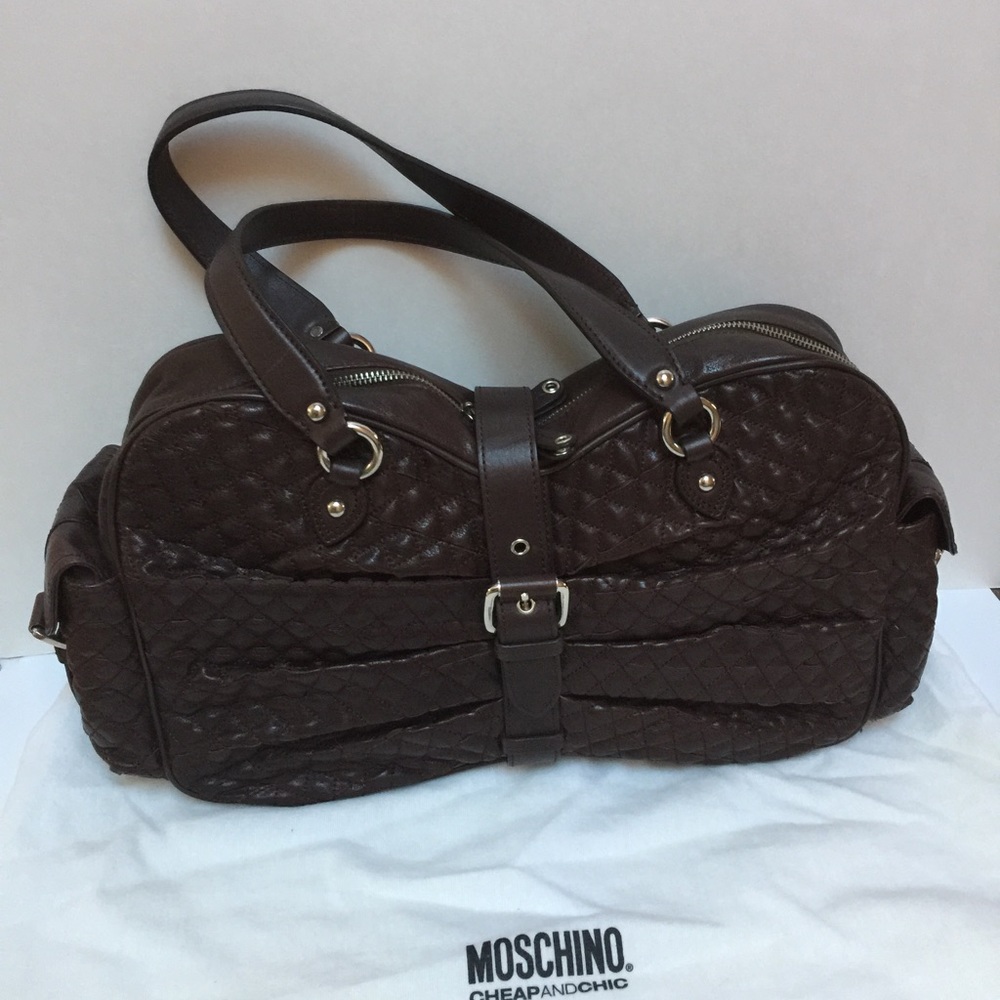 Moschino Cheap and Chic large satchel