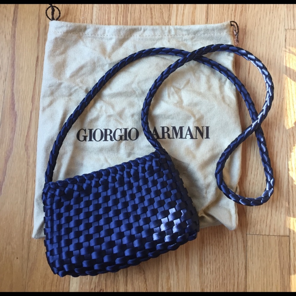 🌟Vintage Giorgio Armani woven cross-body purse🌟