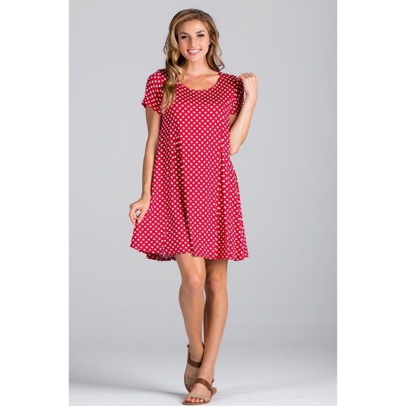Polkadot Swing Dress - Picture 2 of 4
