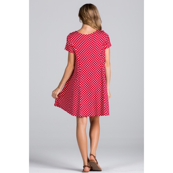 Polkadot Swing Dress - Picture 3 of 4