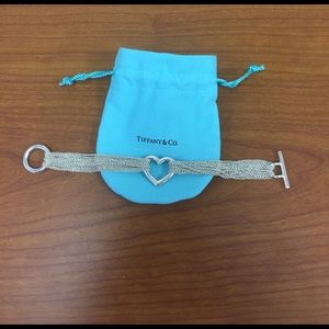 AUTHENTIC Tiffany & Co 10 strand heart bracelet