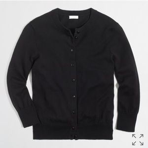 J Crew Black Cardigan - xs