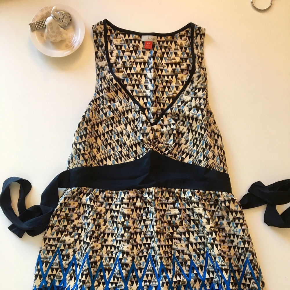 silk sleeveless top