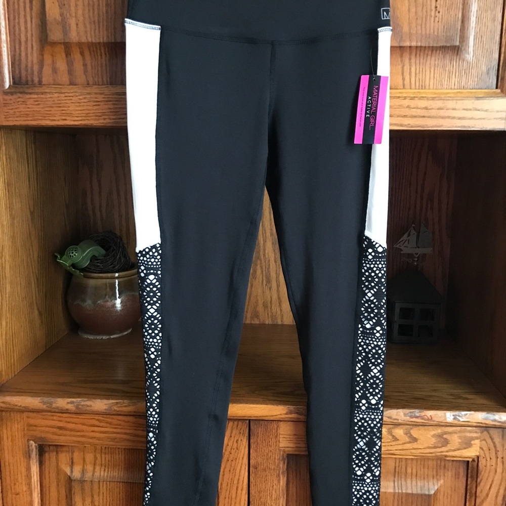 Material Girl Activewear Exercise Yoga Pants S
