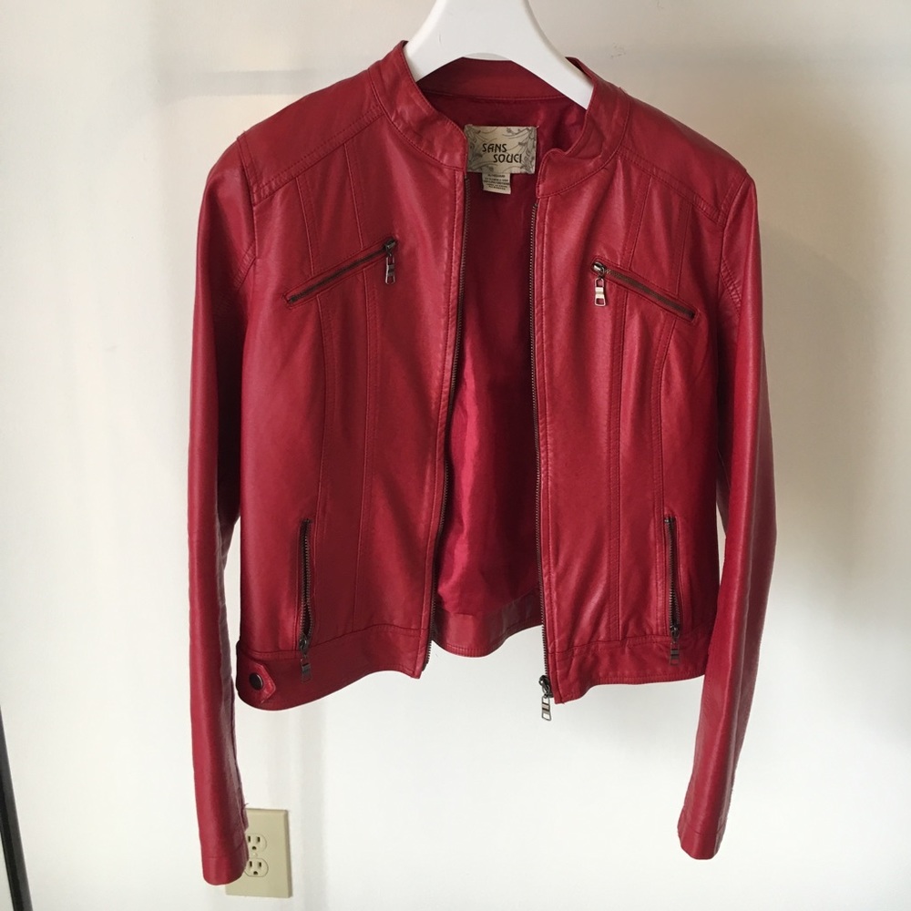 Faux Leather Jacket