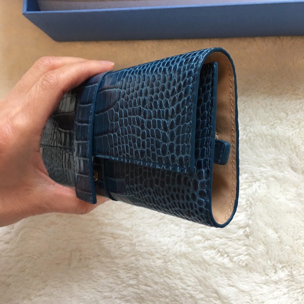 HP[smythson] NWOT Mara small jewelry roll - Picture 6 of 6