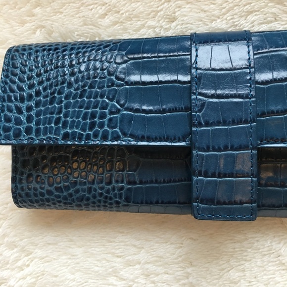 HP[smythson] NWOT Mara small jewelry roll - Picture 4 of 6