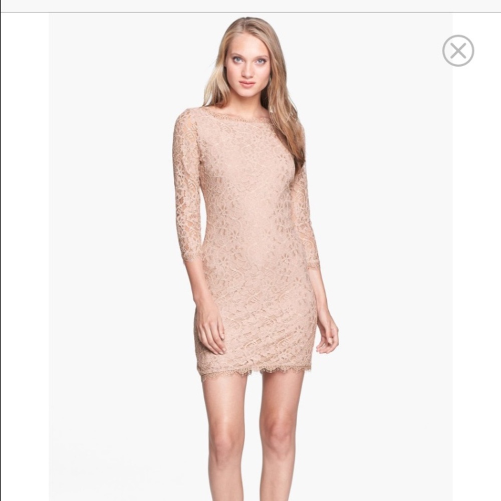 Beautiful DVF Zarita Lace Sheath Dress ❤