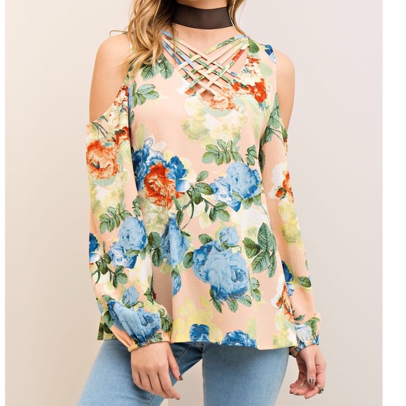 BNWT Last One Size Large Floral Print Top - Picture 5 of 6
