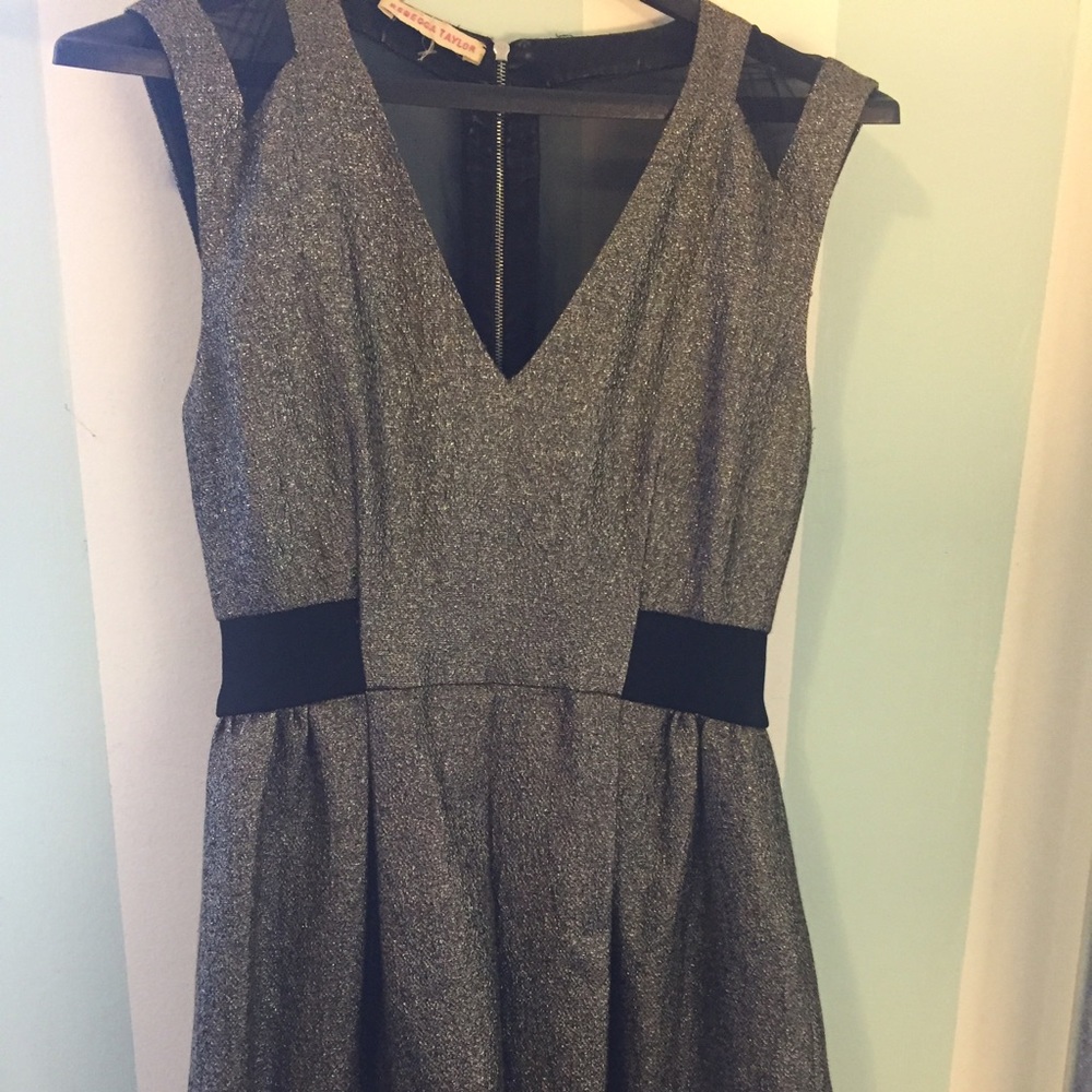 Rebecca Taylor A-Line Shimmer Dress!