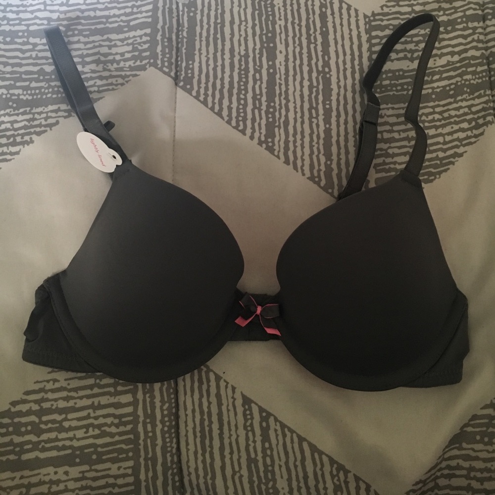Gray Xhiliration bra