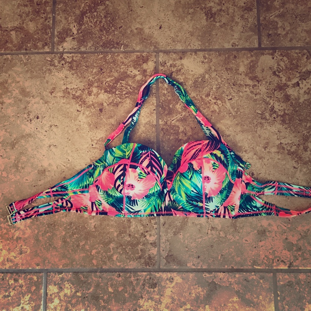 Tropical Underwire Bikini Top- Size D/DD