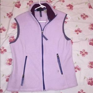 purple Patagonia vest