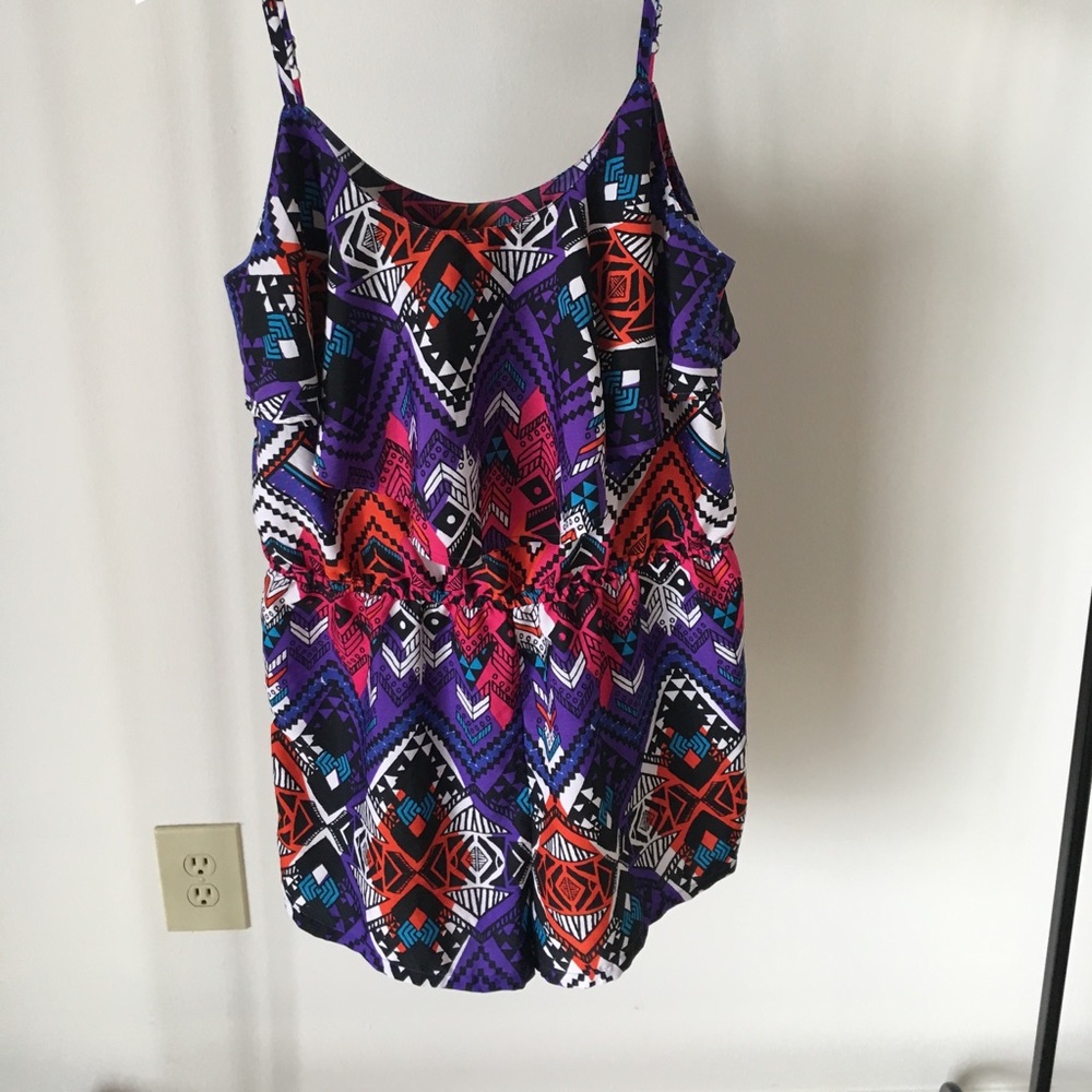 Tribal Print Romper