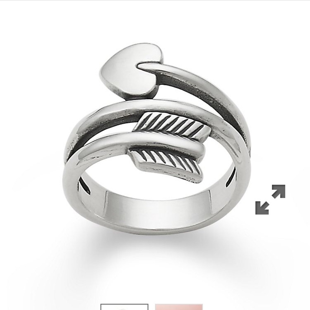 Arrow & Heart Ring