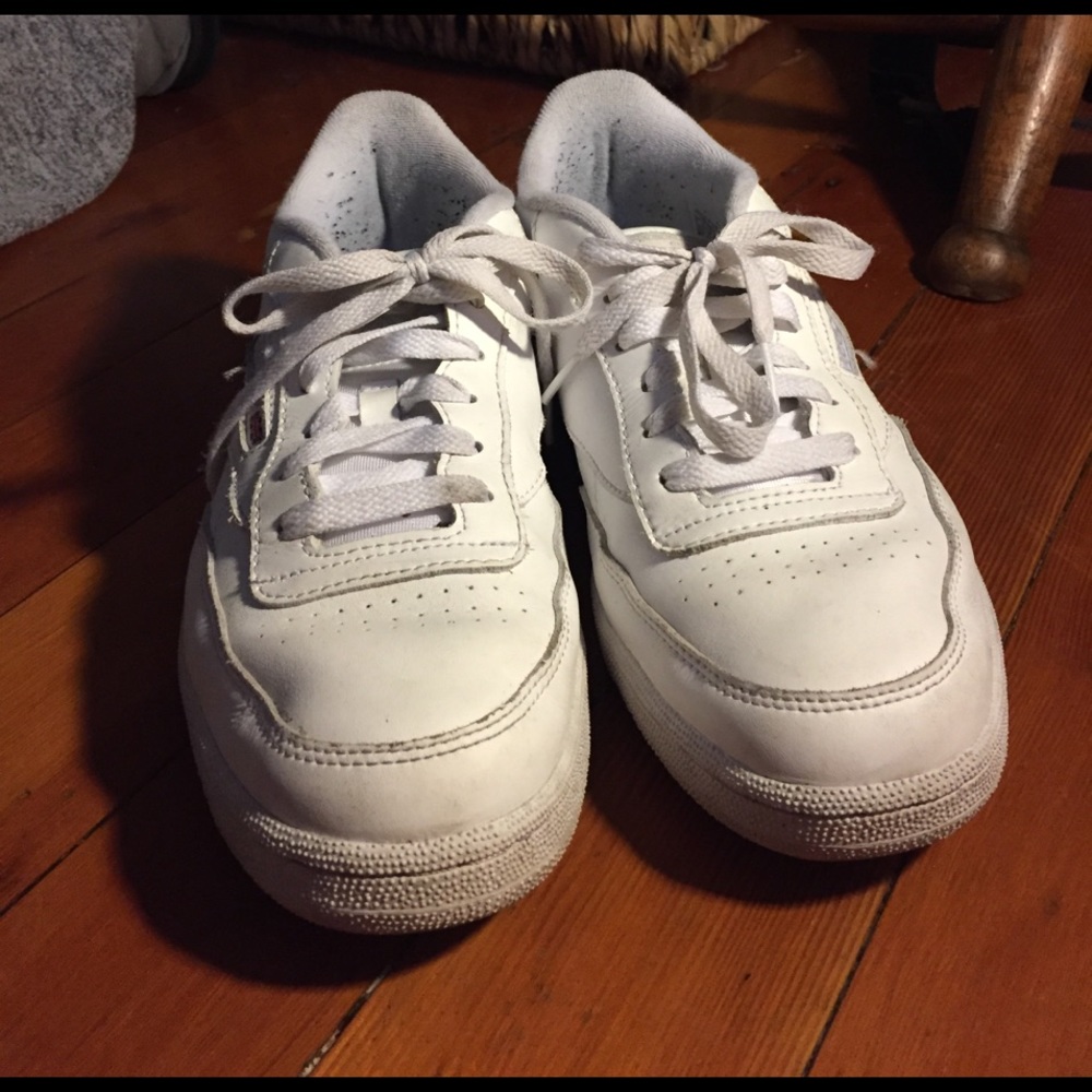 White reeboks