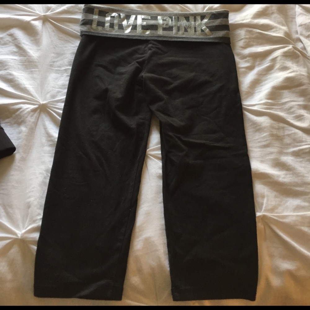 Worn VS Pink Yoga pants