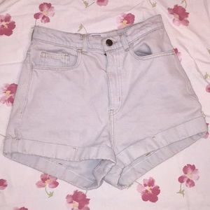 High waisted shorts