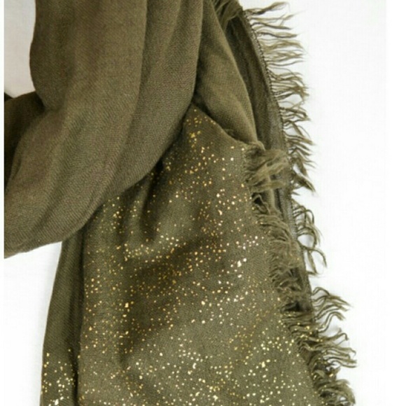 Luxe Gold-Foil Panel Scarf - Picture 3 of 4