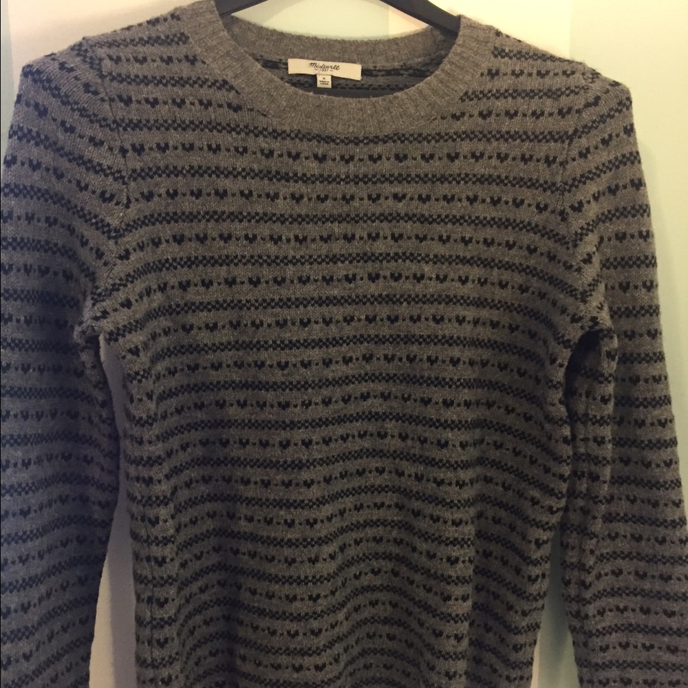 Madewell Gray Wool Sweater!