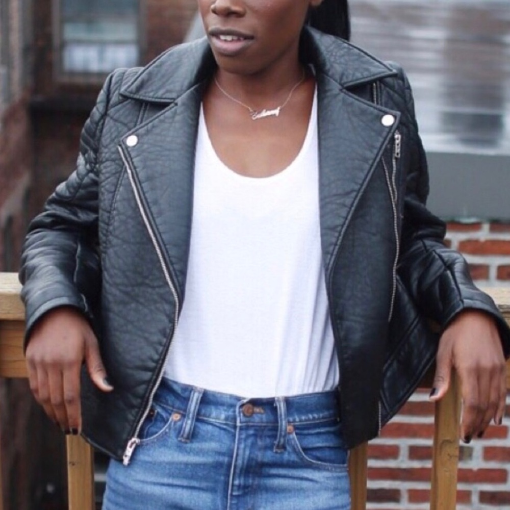 🎉🎉HP🎉🎉 Vegan Leather AEO Moto Jacket