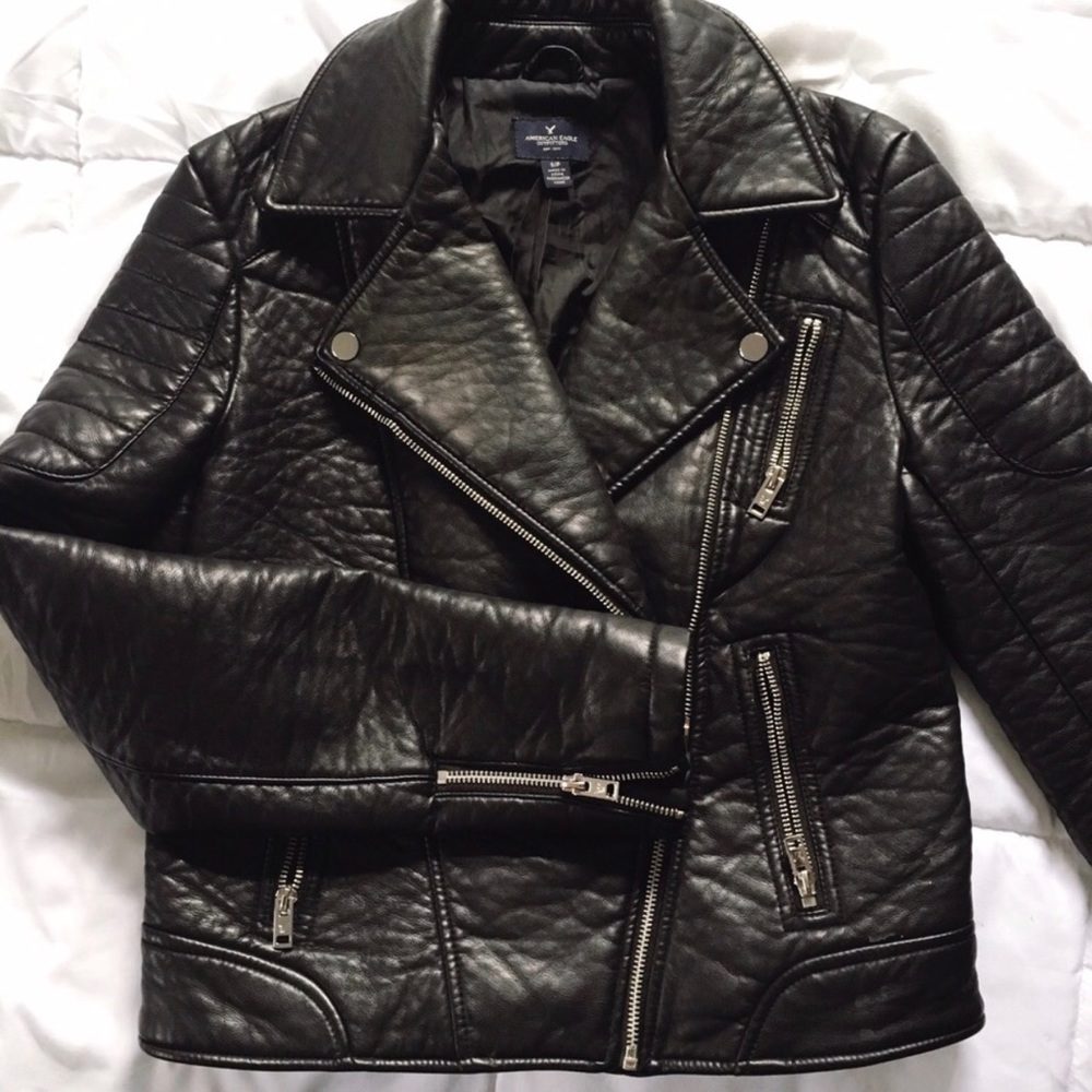 ππHPππ Vegan Leather AEO Moto Jacket - Picture 3 of 3