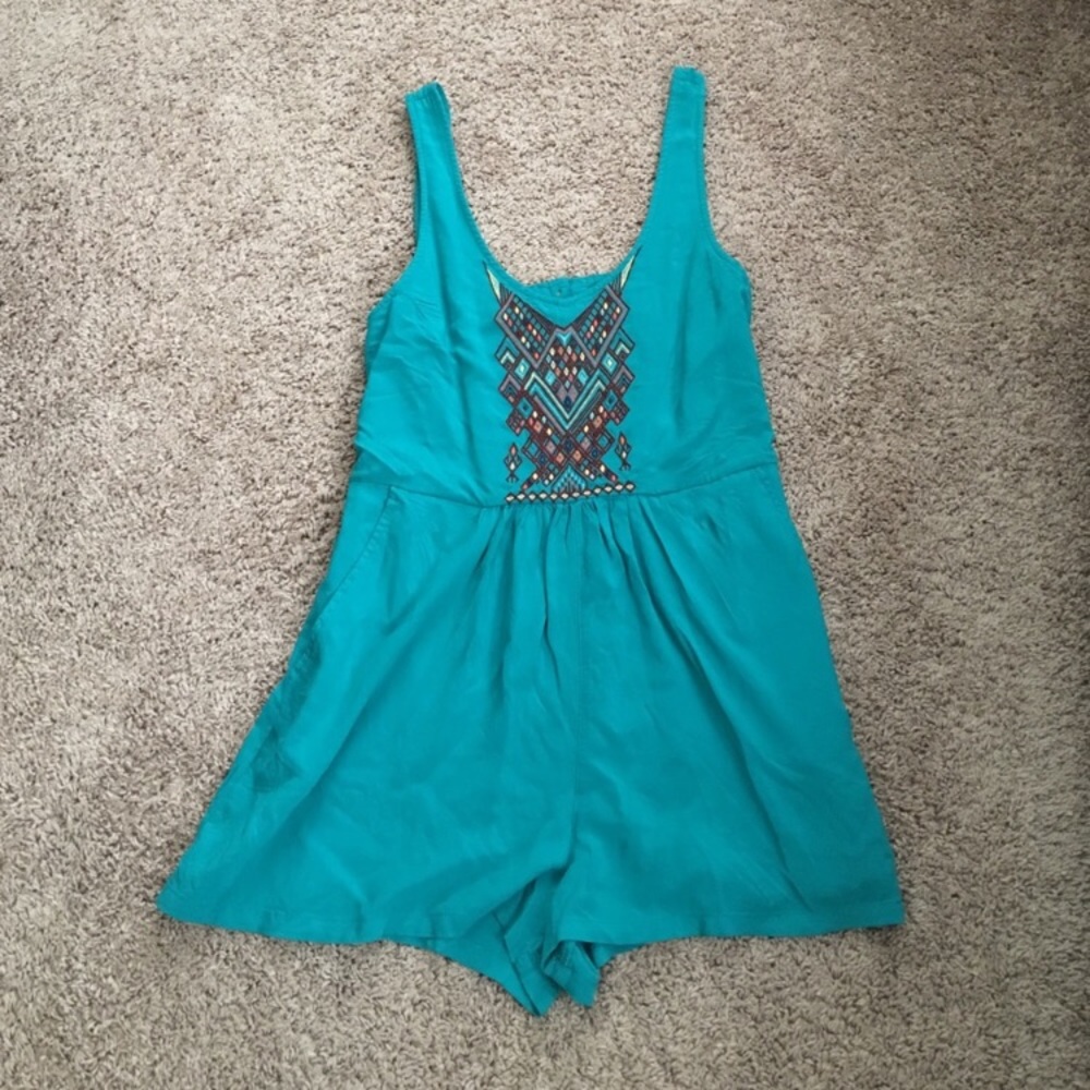 Roxy open back romper