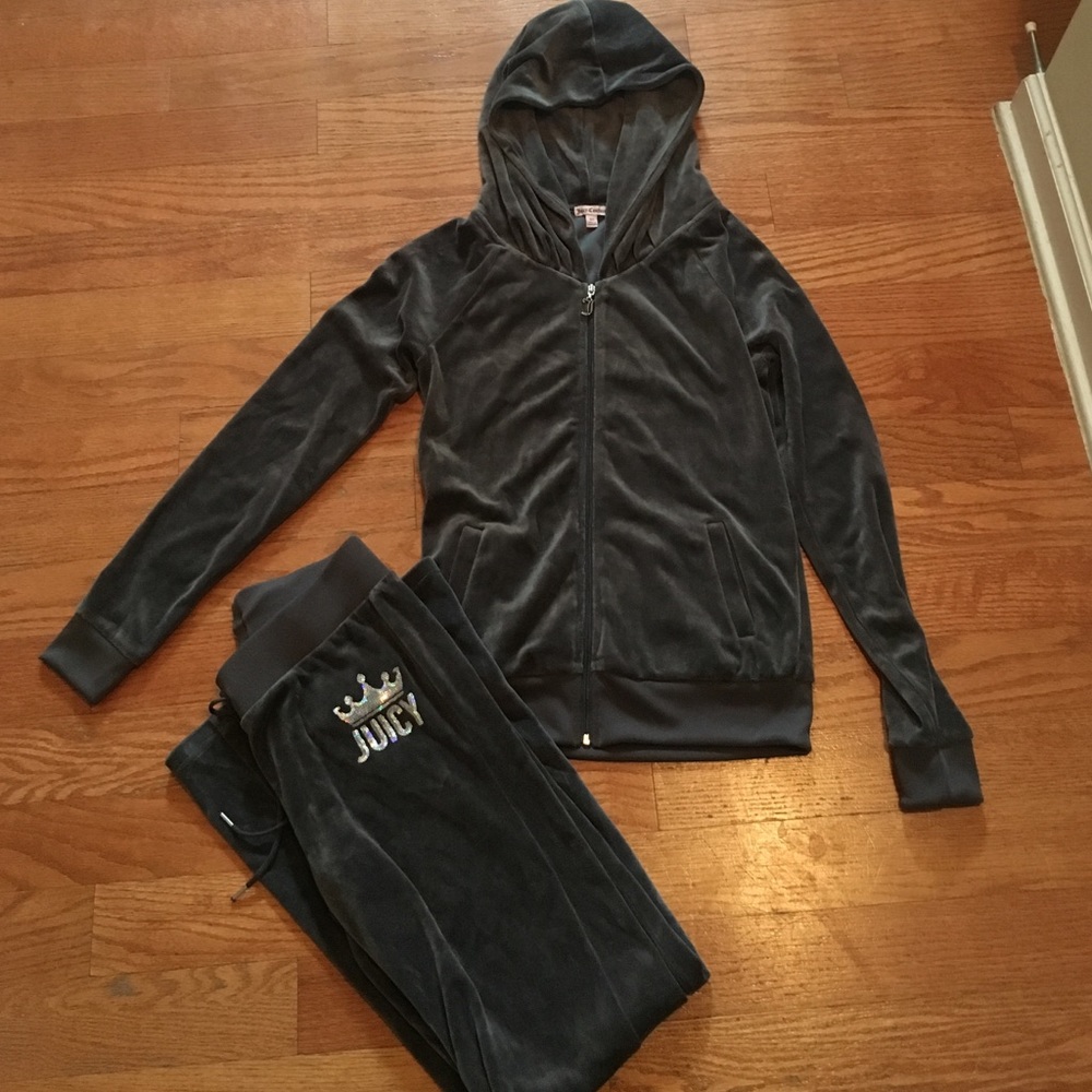 Juicy couture hooded jacket and pants