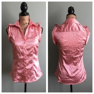 Zara size small red/white striped button up shirt! Zara size small red/white striped button up shirt!