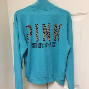 Pink half zip